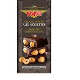  Chocolat noir Novi Aux noisettes 130g
