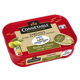 CONNÉTABLE Sardines à l'huile d'olive extra vierge 115g