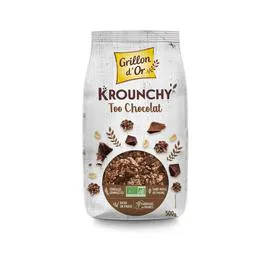 GRILLON D'OR Krounchy Too Choco Bio 500g