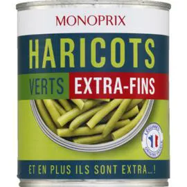 MONOPRIX Haricots verts extra-fins 440g