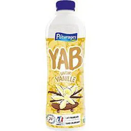 PÂTURAGES Yaourt à boire saveur vanille - Yab 850g