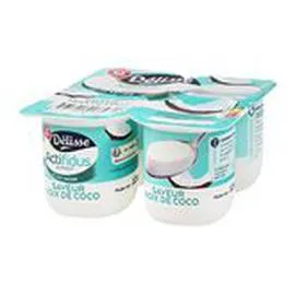 MARQUE REPÈRE, DÉLISSE Actifidus Noix de coco 4x125g