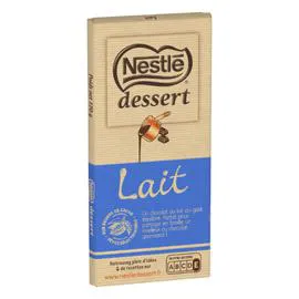 NESTLÉ, DESSERT Chocolat pâtissier au lait 170g
