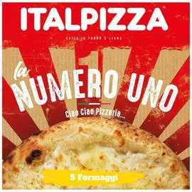 ITALPIZZA Pizza Numero Uno 5 Fromaggi 410g