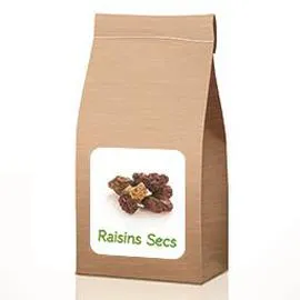 JUSTE BIO Raisins secs bio en vrac 50g