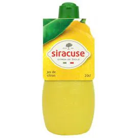 SIRACUSE Jus de citron jaune 20cl