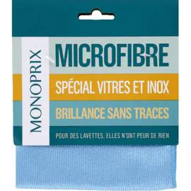 MONOPRIX Microfibre spécial vitres et inox l'unité