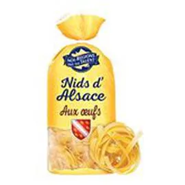 NOS RÉGIONS ONT DU TALENT Pâtes nids d'Alsace 7 oeufs 250g