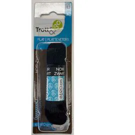 LA BROSSE ET DUPONT, TROTT & GO Lacets Plats Noirs 1 paire 120cm l'unité