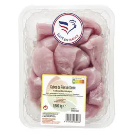 NOTRE SÉLECTION Filet de dinde en cube 500g