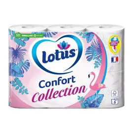 LOTUS Papier toilette Collection aqua tube x6