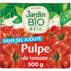LÉA NATURE, JARDIN BIO ÉTIC Pulpe de tomates Bio 500g
