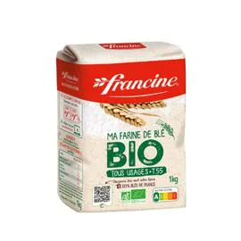 FRANCINE Farine de blé T55 Bio 1kg