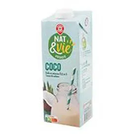 MARQUE REPÈRE, NAT & VIE Boisson Nat&Vie Coco brique 1l