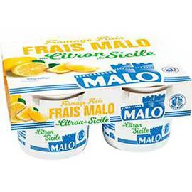 MALO Fromage frais Citron 4x100g