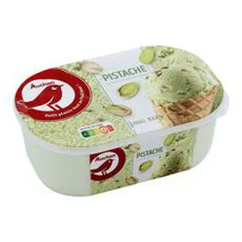 AUCHAN Glace à la pistache 512g