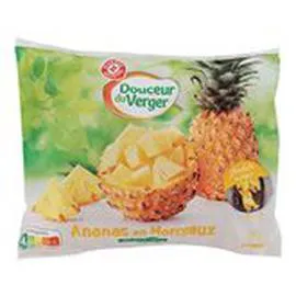 MARQUE REPÈRE, DOUCEUR DU VERGER Ananas En morceaux 650g