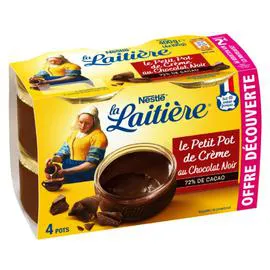 NESTLÉ, LA LAITIÈRE Crème dessert chocolat noir 4x100g