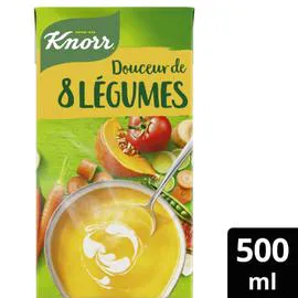 KNORR Soupe 8 légumes crème fraîche 50cl