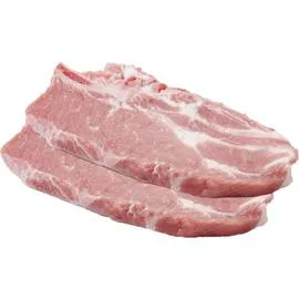  Viande de porc : côtes échine à griller 350g