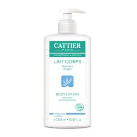 CATTIER Lait corps aloé vera & onagre bio 500ml