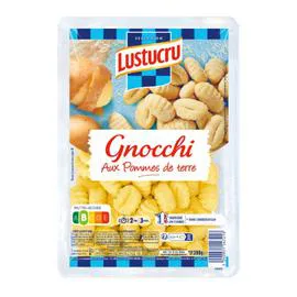 LUSTUCRU Pâtes Fraîches Gnocchi 390g