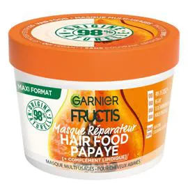 GARNIER, FRUCTIS Masque Cheveux Hair Food Réparateur Papaye Cheveux Abîmés 390ml