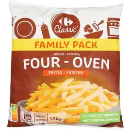 CARREFOUR CLASSIC' Frites spécial four 1,5kg