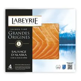 LABEYRIE Saumon fumé sauvage d'Alaska 120g