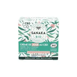 SANAKA BIO Crème de jour repulpante au CBD et huile de Chanvre 50ml