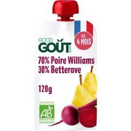 GOOD GOUT KIDZ Good Goût kidz Poire bettrave 120g