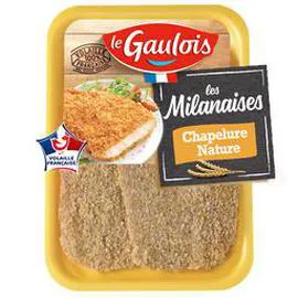 LE GAULOIS Escalopes de dinde à la milanaise 2x125g