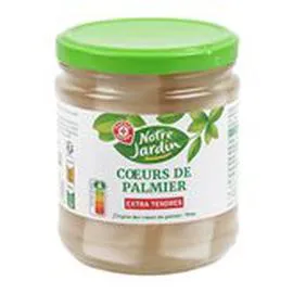MARQUE REPÈRE, NOTRE JARDIN Coeurs de palmiers Extra tendres 250g