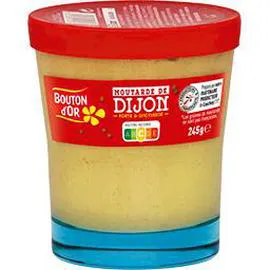 BOUTON D'OR Moutarde de Dijon forte & onctueuse 245g