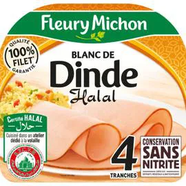 FLEURY MICHON 4 tr. blanc de dinde csn halal, 130g