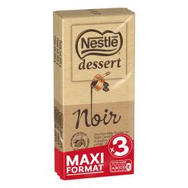 NESTLÉ Chocolat noir 3x205g