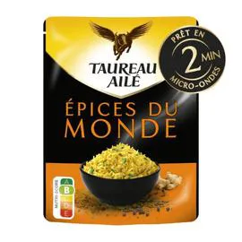 TAUREAU AILÉ RIZ EXPRESS Basmati épices 220g