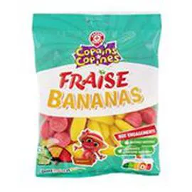 MARQUE REPÈRE, COPAINS COPINES Assortiment Fraises bananes 250g