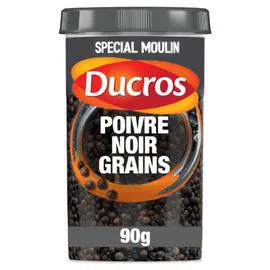 DUCROS Poivre noir grains force 6 90g