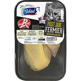 VOLAÉ Cuisse de poulet jaune fermier Label Rouge 2x250g