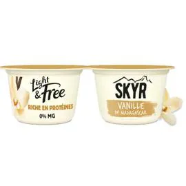 DANONE, LIGHT & FREE L&f skyr vanille 2x145g