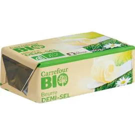CARREFOUR BIO Beurre Demi-sel Bio 250g