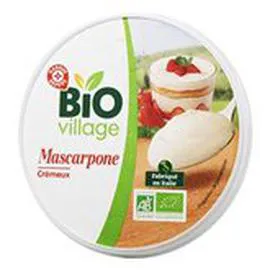 MARQUE REPÈRE, BIO VILLAGE Mascarpone Bio 250g