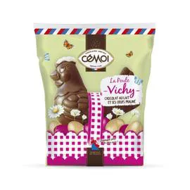 CÉMOI Chocolat de Pâques poule garni lait 154g