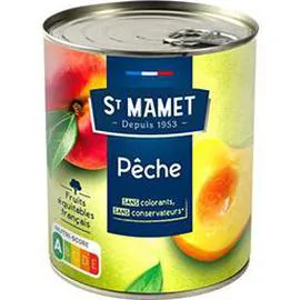 ST MAMET Fruits au sirop Pêches 465g