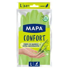 MAPA Gants de ménage Bien-être taille L 8-8 1/2 l'unité