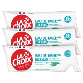 LA CROIX Eau de javel Forêt d'Eucalyptus 3x250ml
