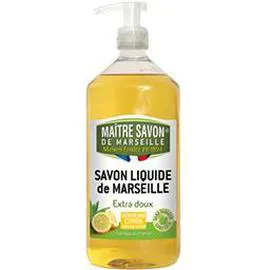 MAÎTRE SAVON DE MARSEILLE Savon liquide verveine citron 1l