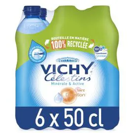 VICHY CÉLESTINS Eau gazeuse minérale naturelle 6x50cl