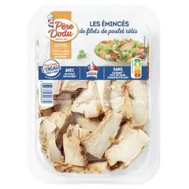 DOUCE FRANCE, PÈRE DODU Emincés de poulet rôtis 200g